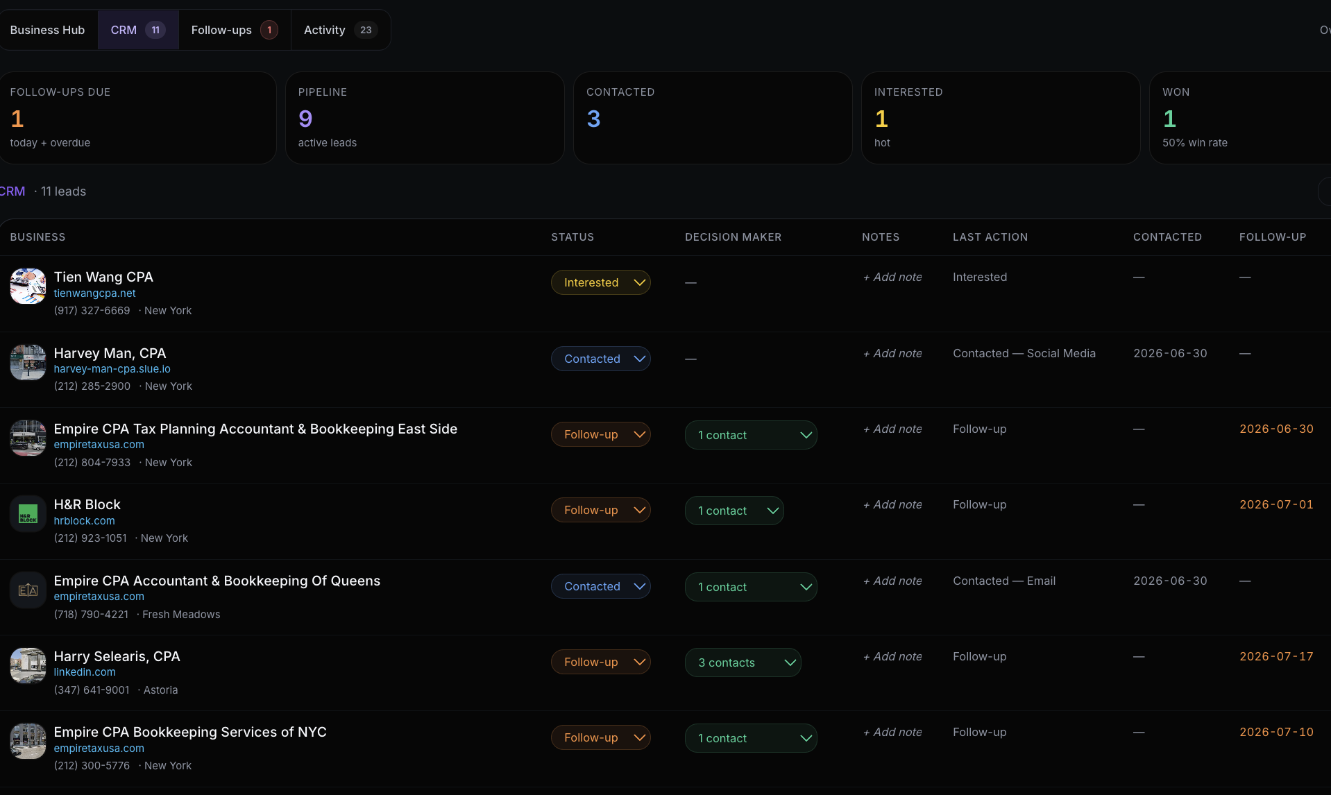 Reply Tracker preview